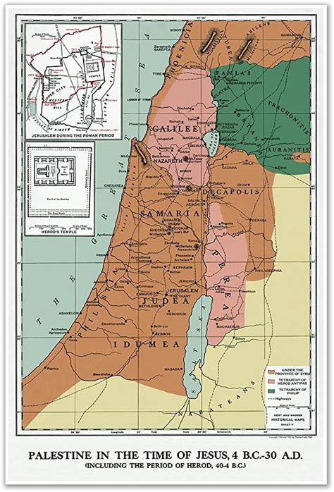 Palestine Land Of Geographicus Rare Antique Maps 49 Off