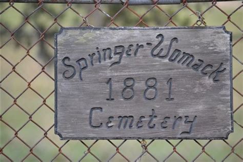 Womack Springer Cemetery In Montgomery Texas Find A Grave Cemetery