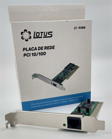 Placa De Rede Pci Lt P Mercado Livre