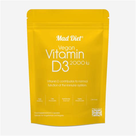 Vegan Vitamin D3 - Mad Diet