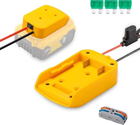 Amazon Power Wheel Adapter For Dewalt 20V Battery 18V Dock Power