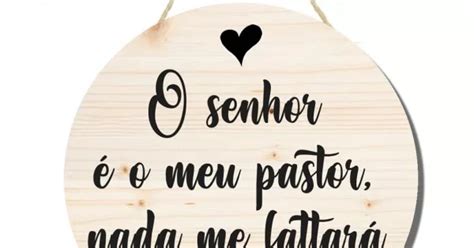 Placa Decorativa O Senhor Meu Pastor Pl