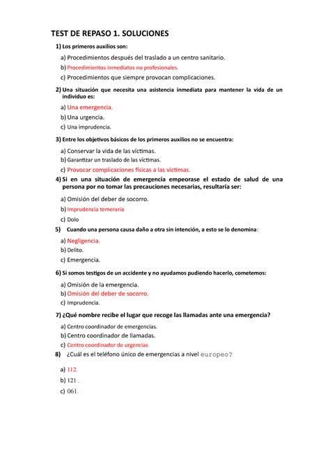 Examen preguntas y respuestas TEST de HEMATOLOGÍA Señale lo Hot Sex