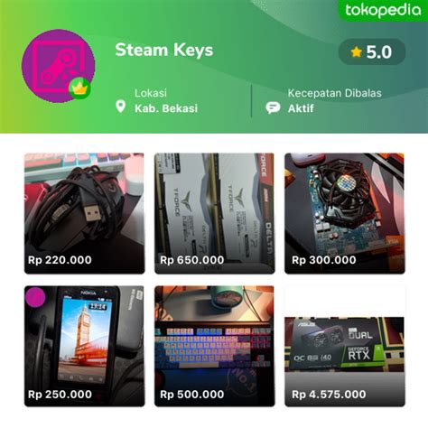 Toko Steam Keys Online Produk Lengkap Harga Terbaik Tokopedia