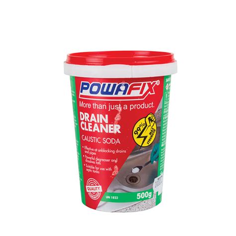 Powafix Drain Cleaner Caustic Soda 500g Anchor828 Wholesale