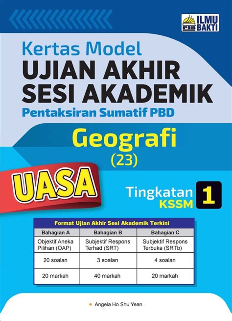 BUKU KERJA LATIHAN 2023 KERTAS MODEL UASA GEOGRAFI TINGKATAN 1 No 1