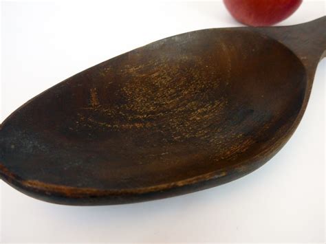 Retro Oversized Wooden Spoon Wall Decor - Vintage LARGE Size Mid ...