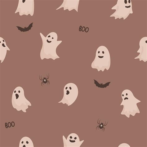 halloween ghosts background 12496238 Vector Art at Vecteezy