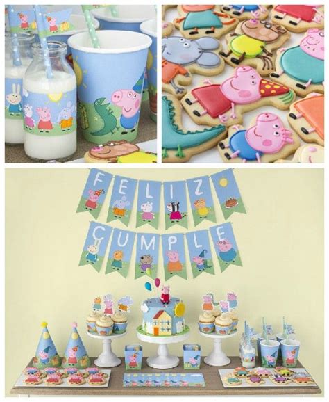 Peppa George Pig Birthday Party Kara S Party Ideas Peppa Pig