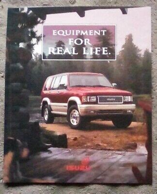 1996 ISUZU RODEO TROOPER OASIS DEALER FOLDOUT SALES BROCHURE CATALOG