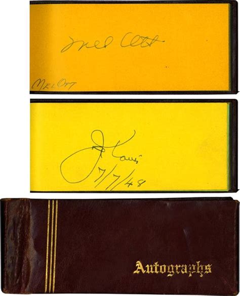 Autograph Album with Sports Stars, Musicians, Actors, Etc