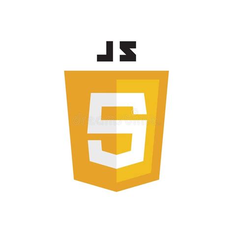 Javascript Logo Editorial Illustrative On White Background Editorial