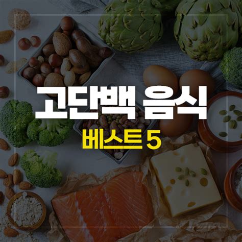 단백질 많은 음식 순위 Best 5 동물성식물성