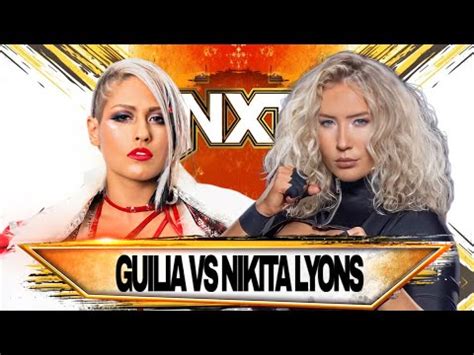 Giulia Vs Nikita Lyons NXT WWE 2k24 YouTube