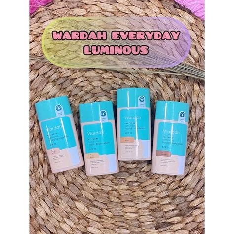 Jual Wardah Everyday Luminous Liquid Foundation Shopee Indonesia