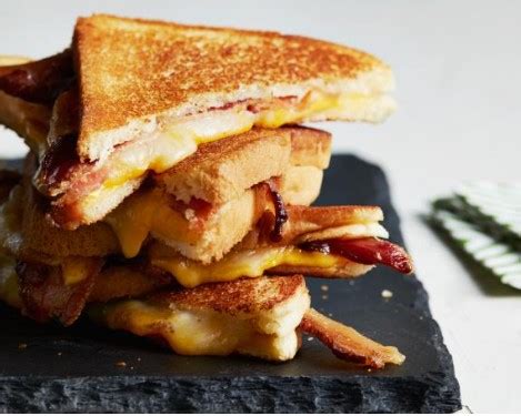 Bacon and Cheese Toasted Sandwich - Cook With Brenda Gantt