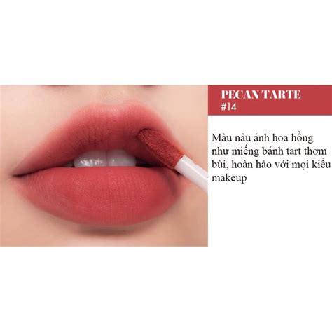 Son Lì Romand Zero Velvet Tint 15 Rusk Rusk Nâu cam gạch 16 Burny Nude Hồng nude 17 Toasty