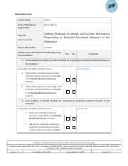 Bsbpef Observation Form V Docx Observation Form Learner Name