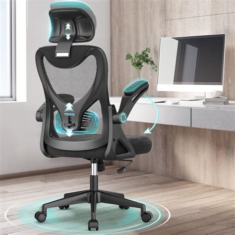 Baretay Office Chair Ergonomic Desk Chair With Lumbar Support Headrest