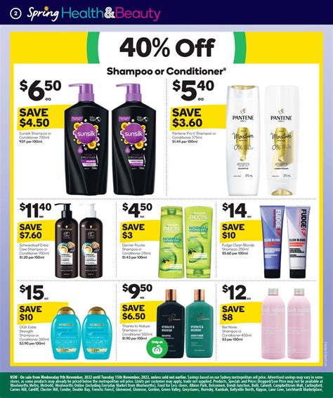 Woolworths Catalogue Health Beauty 9 15 Nov 2022 Catalogue AU