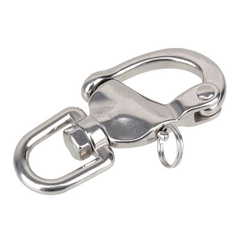 Pcs Mm Stainless Steel Quick Release Bail Rigging Swivel Jaw