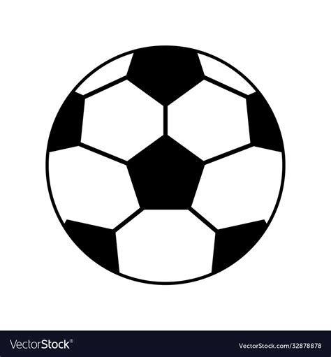 Soccer sport balloon football icon Royalty Free Vector Image