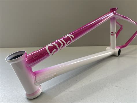 Cult Short Ic Frame Panza Pearl White Pink Bmx Shop Cave