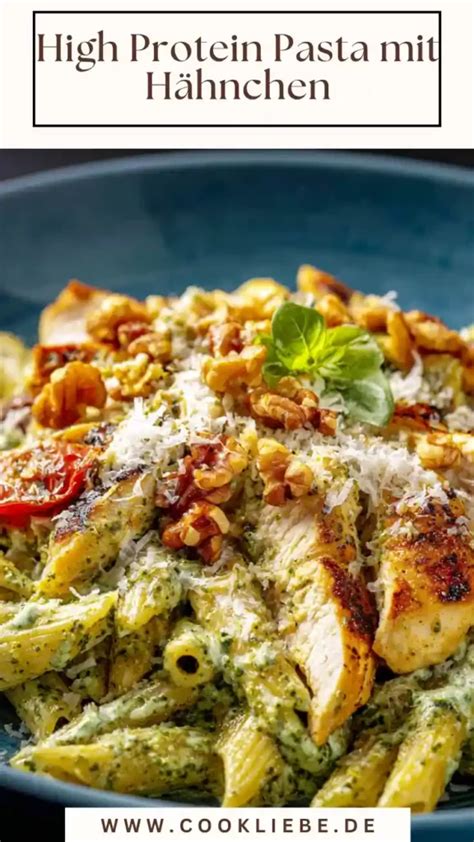 High Protein Pasta mit Hähnchen – cremig & gesund