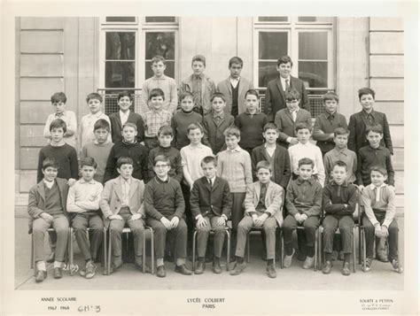 Photo De Classe 6ème M3 De 1967 Lycée Colbert Copains Davant