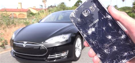 Tesla Model S Faces Samsung Galaxy S6 In Torture Test Autoevolution