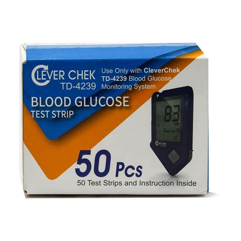 Clever Chek Glucometer Strips Td Strips Blood Glucose