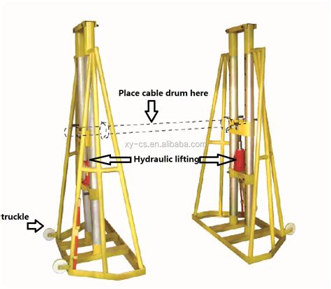 10 Ton Hydraulic Cable Drum Jacks Cable Jack Stand Buy Cable Jack