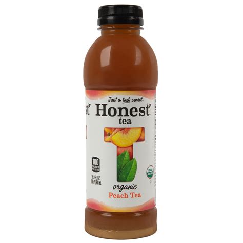 Honest Tea 16 9 Fl Oz Organic Sweetened Peach Oolong Iced Tea 12 Case