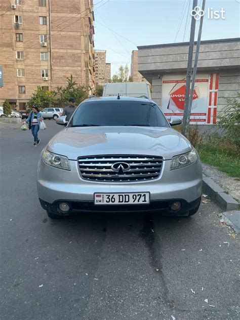 Infiniti FX35, 3.5 լ, լիաքարշ, 2004 թ., գազ - Ավտոմեքենաներ - List.am