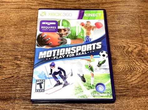 Motion Sports Play For Real Xbox 360 CIB Complete Tested Working