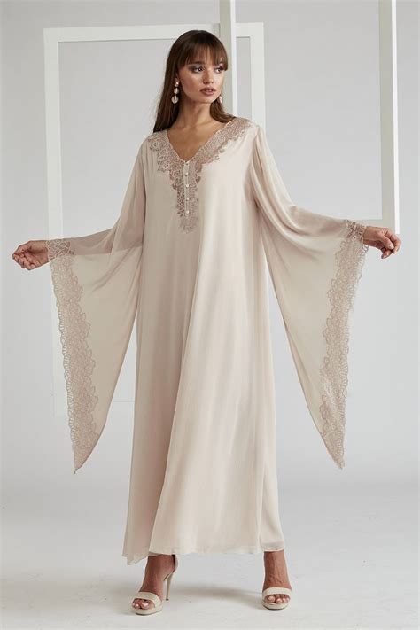 Silk Chiffon Dress Sleeve Beige Nude Bocan Couture Chiffon Dress Silk Chiffon Dress Dress