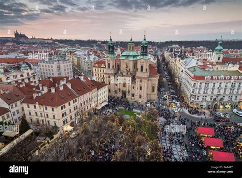 Christmas Markets In Prague S Old Town Square Panoramic View From