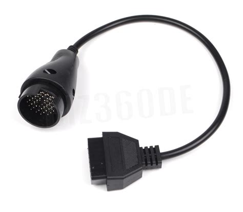 38pin Obd1 16pin Obd2 Diagnose Adapter Stecker Mercedes W124 W140 W202 W210 C5 Ebay