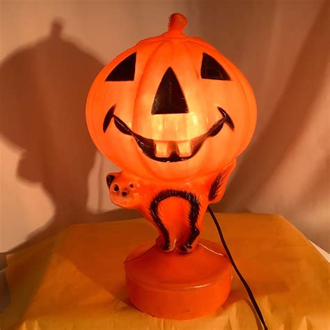 Vintage Halloween Don Featherstone Union Pumpkin Jack O Lantern Goblin