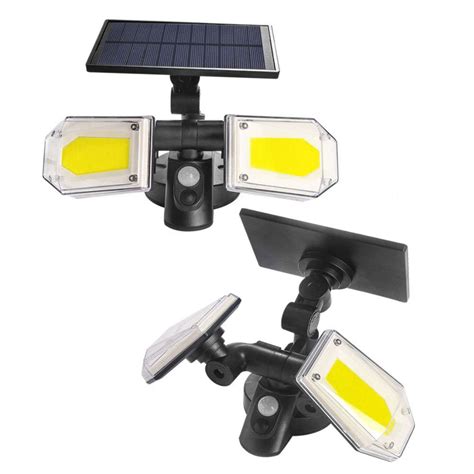 Lampa Solarna Zewn Trzna Halogen Cienny Led Smd Czujnik Ruchu I