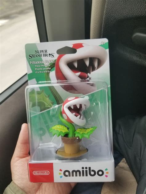 Super Smash Bros Ultimate Piranha Plant Amiibo Nintendo Switch New Box