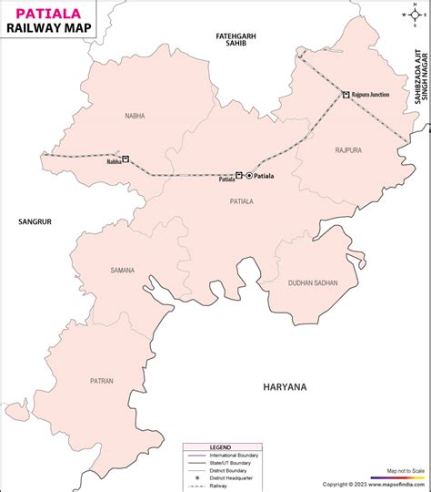 Patiala Railway Map