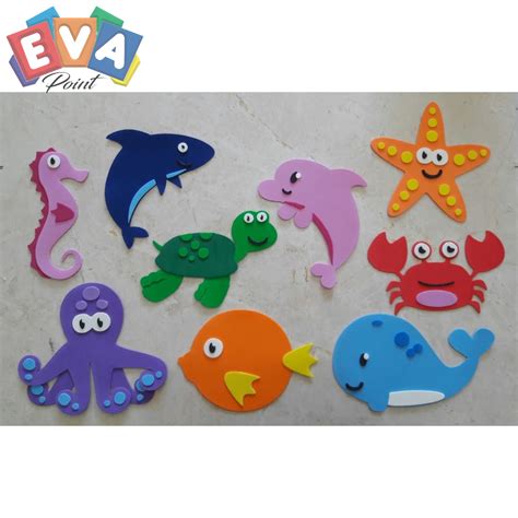 Animais Fundo Do Mar Em EVA Shopee Brasil