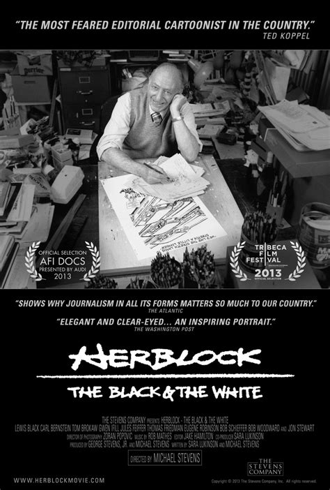 Herblock The Black And The White 1 Of 2 Extra Large Movie Poster