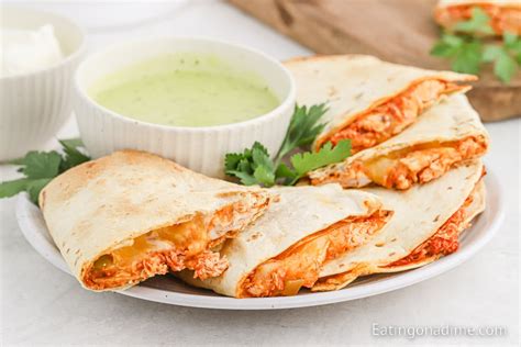 Air Fryer Chicken Quesadilla Eating On A Dime