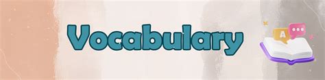 Vocabulary - TU COACH DE INGLES 