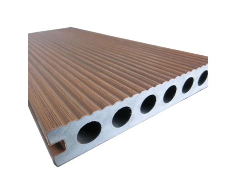 Composite Co Extrusion WPC Grooved Deck Boards