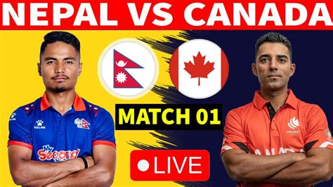 Nepal Vs Canada Live Scores And Commentary Nepal Vs Canada Icc T20