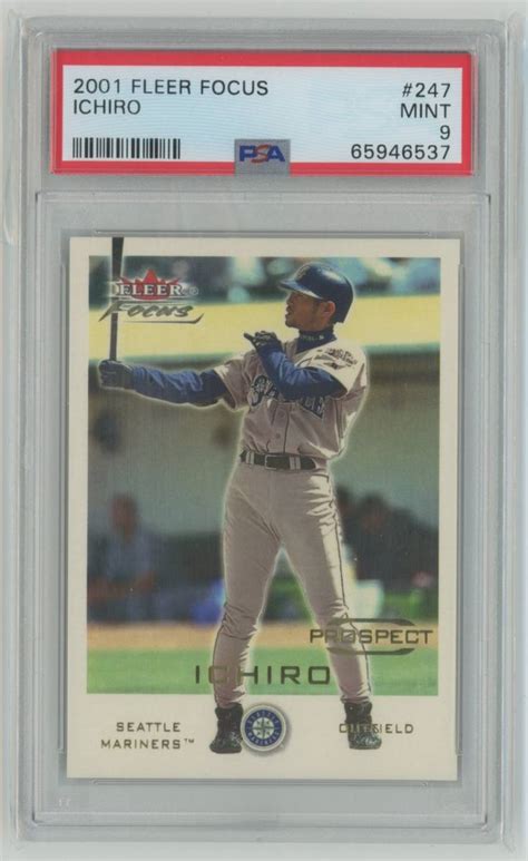 Psa9 Mint Ichiro イチロー 2001 Fleer Focus Prospect Rookie Rc ルーキーカード 999枚