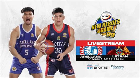 Ncaa Season Arellano Vs Letran Men S Basketball Livestream